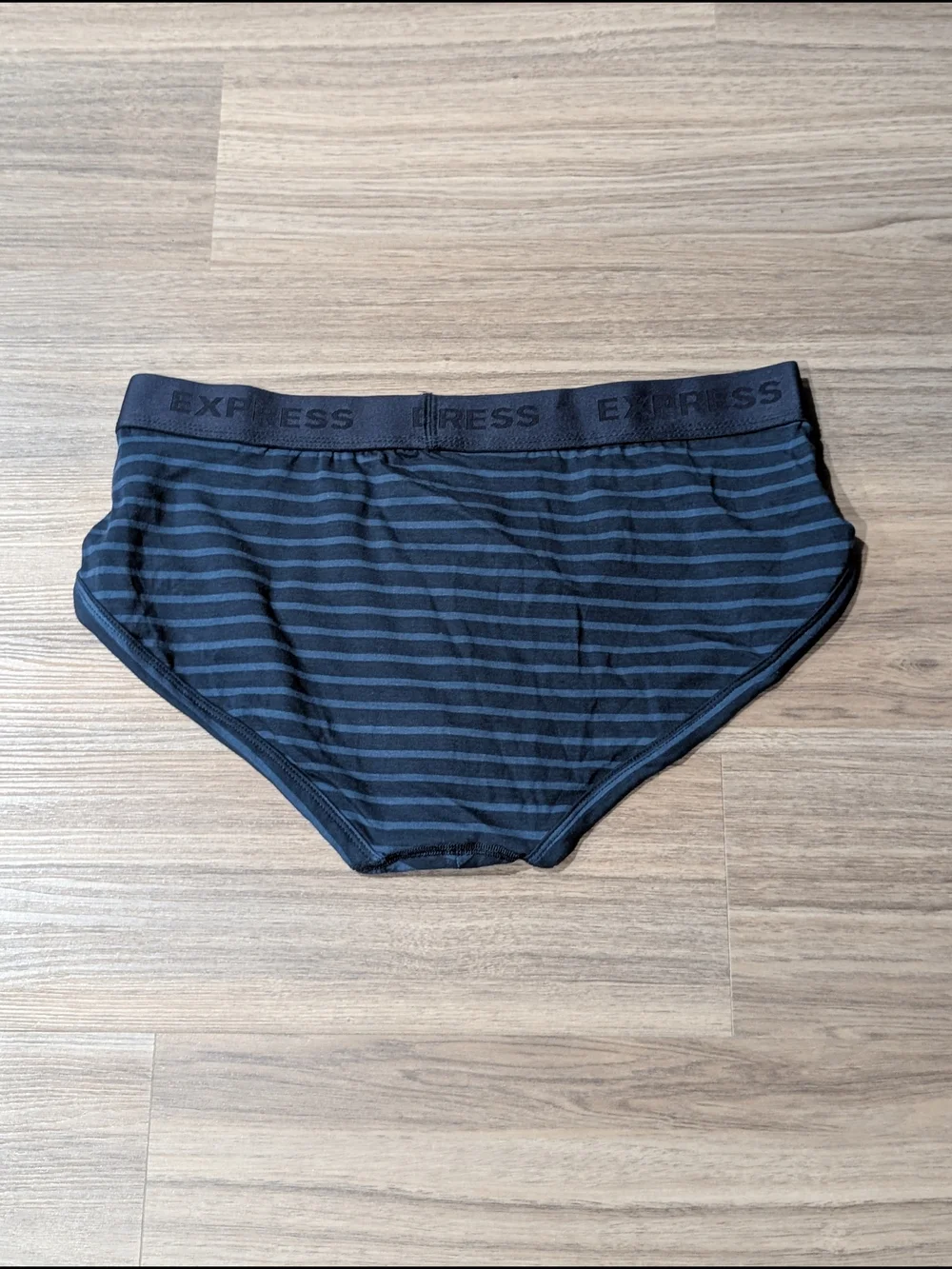 Express Blue Striped Men’s Briefs